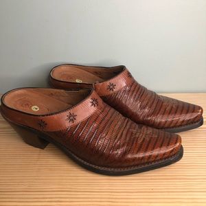 ARIAT Shoe Mule Brown Desert Star Size 9